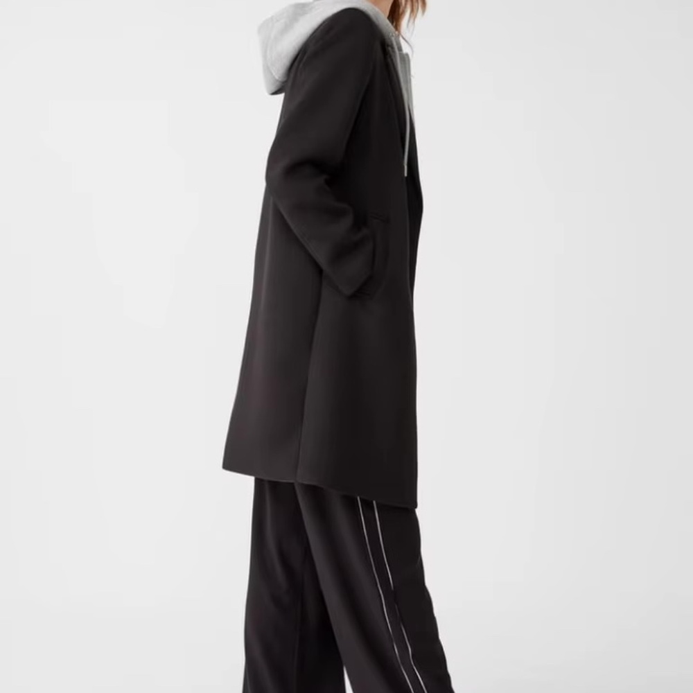 Zara Hooded Combination Coat with removable hood - Picture 5 of 11